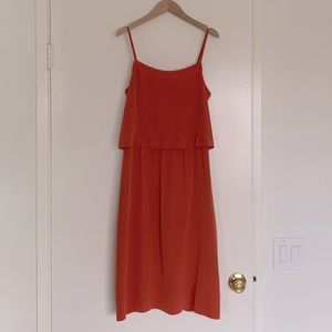 NWT. Madewell 100% silk dress. Size 4. Never worn.
